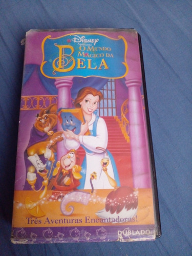 Vhs O Mundo Mágico Da Bela ( Dublado)