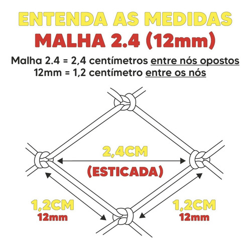 Tarrafa Pra Pesca Lambari,piaba 20mt Roda Com Corrente