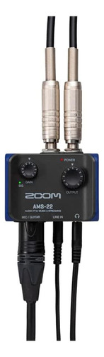 Dissipador De Interface De Áudio Usb Zoom Ams-22 2x2 Com Pop
