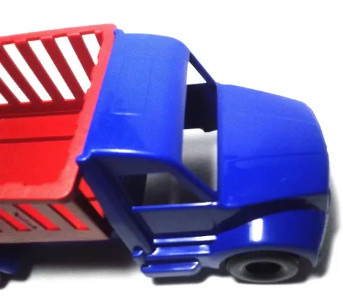 Caminhão Truck Azul Brinquedo Auto Toy Clássico Estilo Retrô no Shoptime