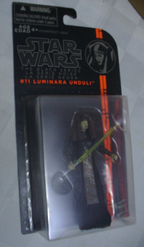 Star Wars The Black Series #11 Luminara Unduli Linea Naranja (Usado)