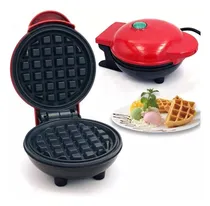 Comprar Maquina Hacer Waffles Wafflera Eléctrica Cocina Reposteria Color Rojo