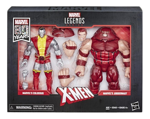 80th Anniversary Marvel Legends Colossus & Juggernaut Two