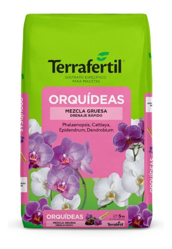 Sustrato Orquídeas Terrafertil 5 Lts