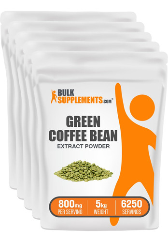 Bulksupplements Extracto Café Verde Polvo 800mg 5kg Pack