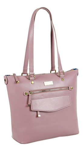 Bolsa  Náutica Shopping De Pu  Rosa Asas Color Rosa