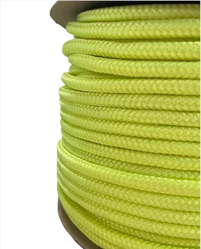 Soga Trenzada Polipropileno 10mm X 100 Metros Amarillo Fluo