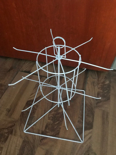 Imagen 1 de 3 de 5 Exhibidor Araña Giratorio Mostrador Botanero 2 Niv Gancho