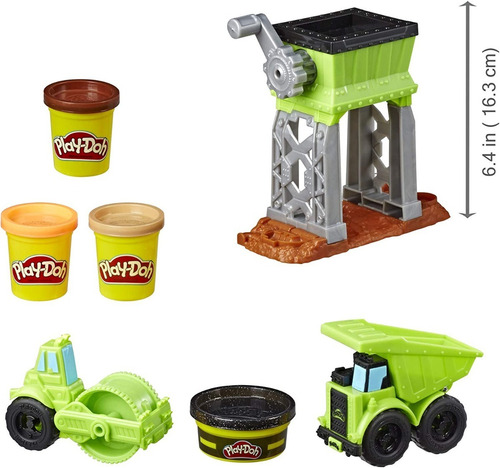 Imagen 3 de 7 de Play Doh Camiones Construcción Juguete Niño Original Hasbro
