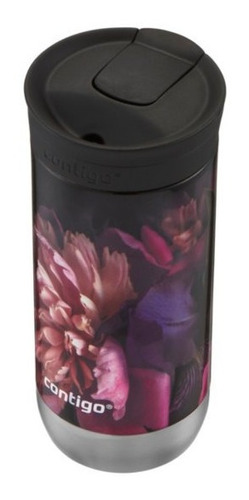 Vaso térmico Contigo Huron. nightflower color negro 473mL