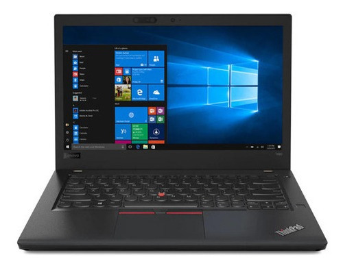 Portátil Lenovo Thinkpad T480 I5-8350 de 8 GB y 256 GB con pantalla táctil, color negro - Bueno (Reacondicionado)
