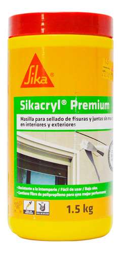 Sika Sikacryl Blanco Sellante 1,5kg.