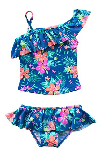 Tankini Floral Para Niñas