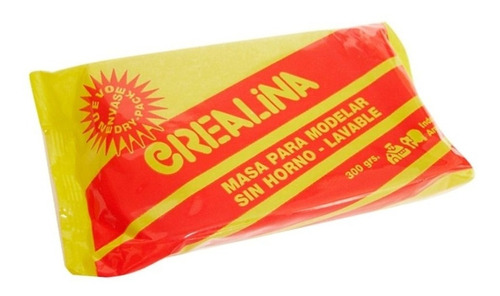 Pan De Crealina X 300 Grs Para Modelar Sin Horno Lavable