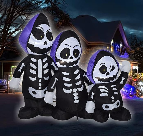 Adornos 3 Fantasmas Estacas Para Jardin Halloween Fiestas 