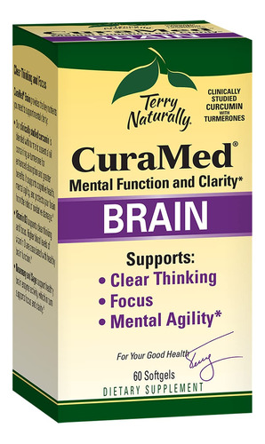 Terry Naturally Curamed Brain  60 Cpsulas Blandas  Bcm-95 Su