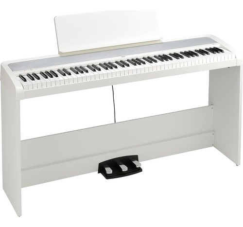 Paquete De Piano Digital Korg B2sp - Blanco