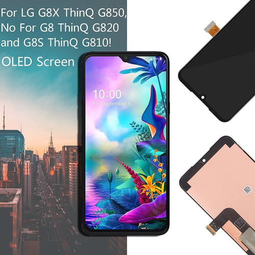 Hbihghhong Pantalla Lcd Para Oled LG G8x Thinq G850 Lmg850 L