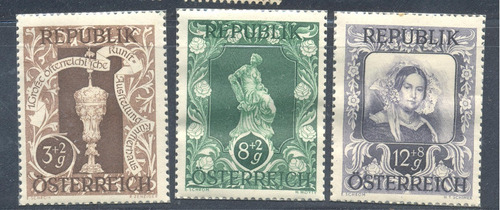 Austria Arte Estampillas Mint Con Sobretasa  1950 