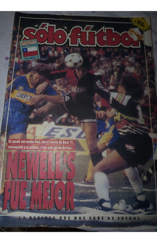 Revista Solo Futbol Newells Fue Mejor 1991