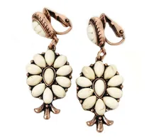 Comprar Pendientes De Clip Emulily Western Squash Blossom Navajo