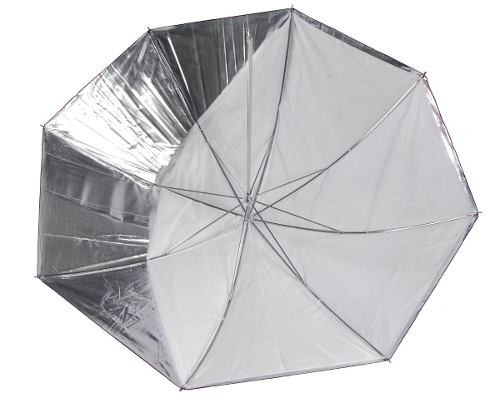 Imagen 3 de 10 de Sombrilla Paragua Iluminacion Reversible 3 Usos Difusor