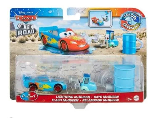 CARS-RAYO MCQUEEN COCHE-PISTA 2EN1