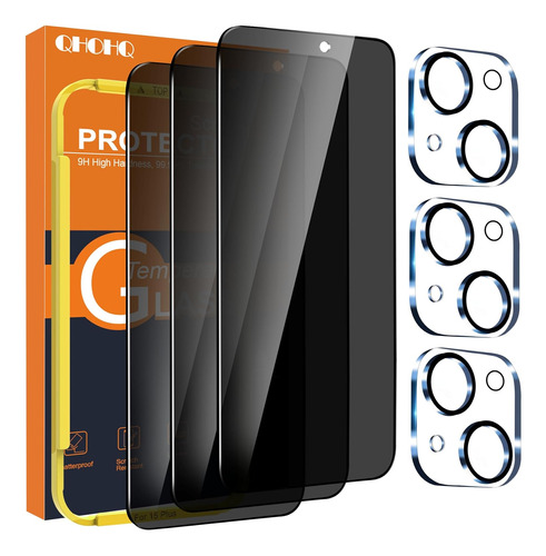 Kit De Protectores Qhohq Compatible Con iPhone 15 Plus 6.7''