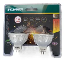 Comprar Paquete 2 Focos Dicroicos Sylvania Led 5w Luz Cálida 3000k