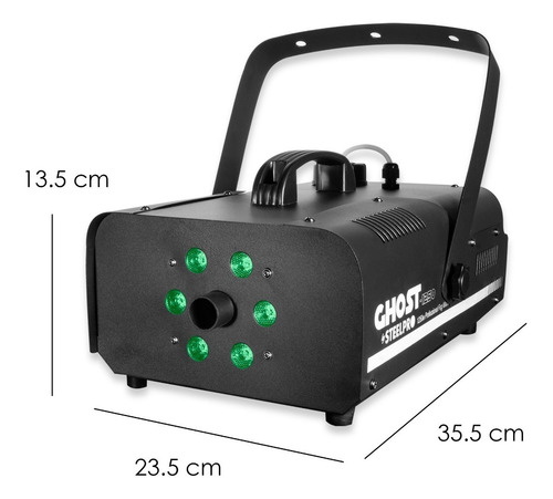 Imagen 3 de 4 de Maquina De Humo 1250w Control Alambrico/inalambrico Steelpro