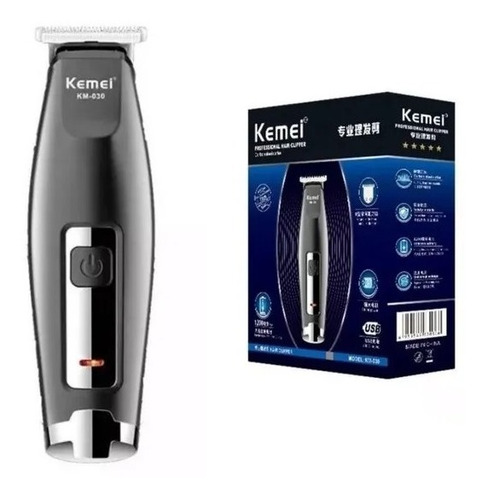 Maquina De Cortar Pelo Patillera Kemei Km-030 Profesional