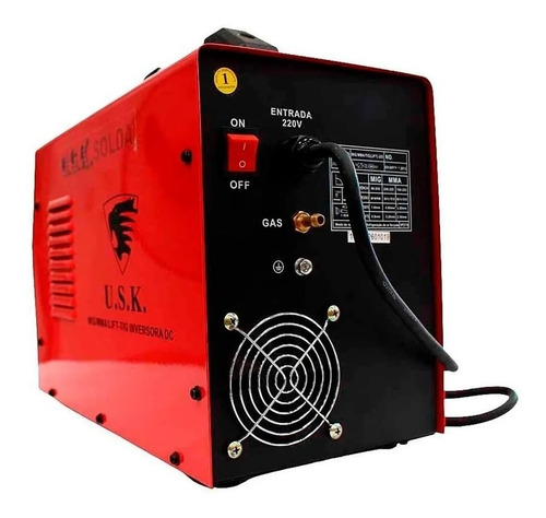 Imagem 2 de 2 de Máquina de solda inverter USK MIG/MMA/TIG (LIFT)-255 50Hz/60Hz 220V
