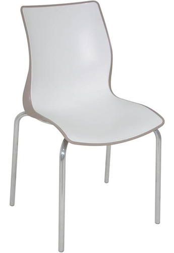Cadeira Maja Branca Tramontina Com Camurça 92063210 