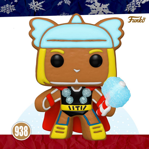 Funko Pop Thor Galleta Jengibre #938 Marvel Holiday Original