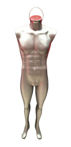 Imagen 2 de 2 de Maniquí Caballero Exhibidor Cuerpo Completo Fibra Ken M