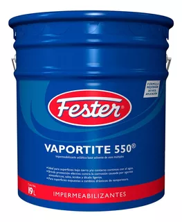 Impermeabilizante Asfáltico Fester Vaportite 550 19 Lt