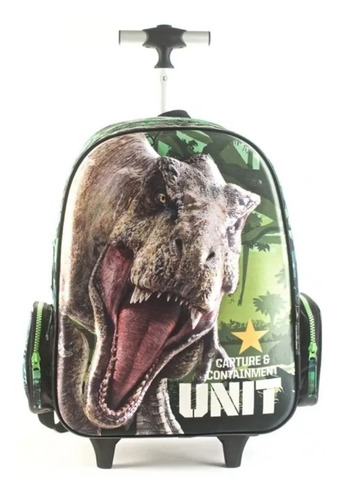 Mochila Carro Jurassic World 3d 16  Original .