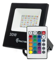 Comprar Proyector Reflector Led Rgb 30w Con Control Remoto Exterior
