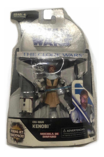 Obi-wan Kenobi The Clon Wars Mochila/disparo Hasbro Sellado (Reacondicionado)