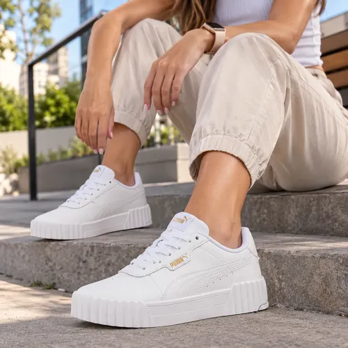 Tênis Feminino Carina 3.0 Casual Classico Original Puma Branco Liso 35