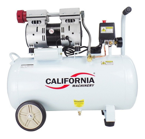 Compresor de aire eléctrico California Machinery CALN1-50 50L 1hp 110V 60Hz blanco