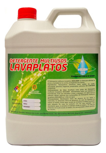 Lavaplatos Biolider 4.000 Ml - L a $7525