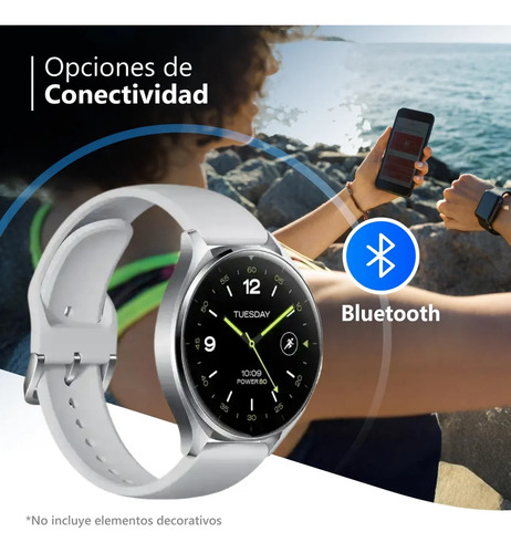 Reloj Smartwatch Xiaomi Watch 2 Plata