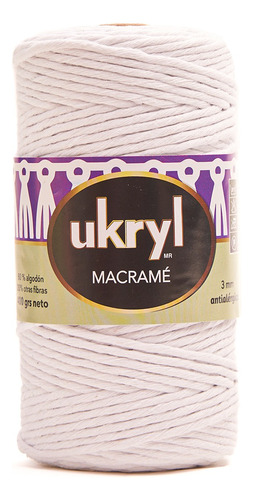 Macramé Peinado 3mm Ukryl 400 Grs