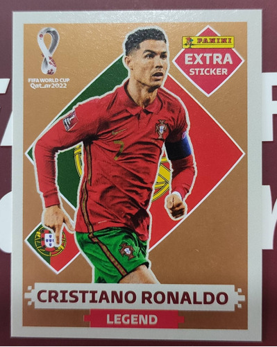 Cristiano Ronaldo, Extra Sticker Panini, Bronce Original 