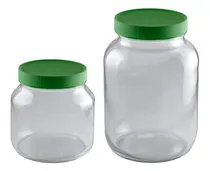 Comprar 6 Frascos De Vidrio 1500 C Y 6 Frascos De Vidrio 3000 C\u002Ftapa