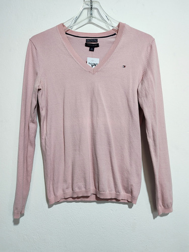 Sweater Tommy Hilfiger Color Rosa Palo Impecable