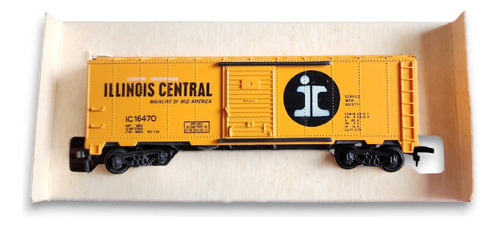 Vagon De Carga Tyco Illinois Central Puertas Escala H0 1/87 