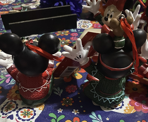 Esferas De Mickey Y Minnie Disney Ornamentos