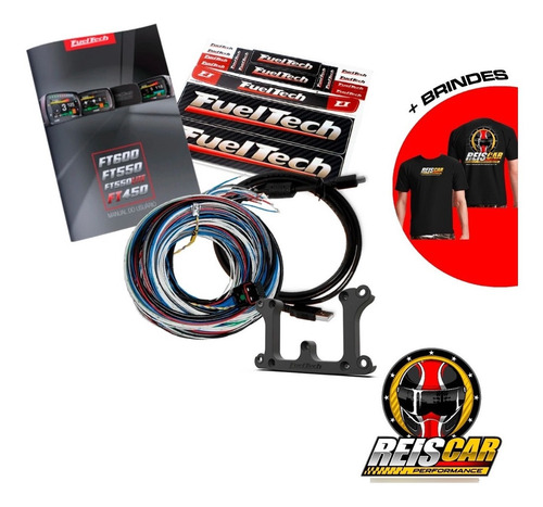 Imagem 3 de 3 de Fueltech Ft450 Com Chicote 3 Metros